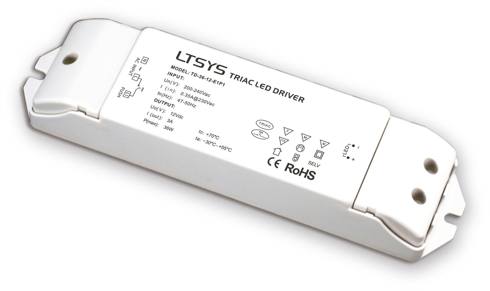 Triac Constant Voltage Drivers LTECH Phase cut Driver